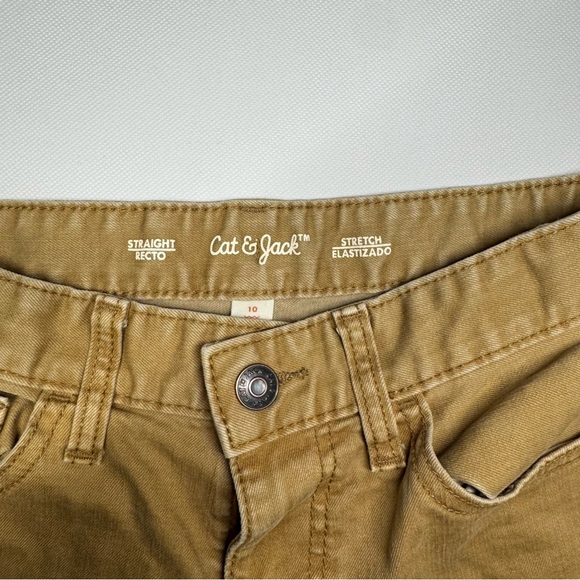 Cat & Jack Boys Size 10 Jeans & Khaki Pants Bundle Stretch Straight Fit - Picture 12 of 16